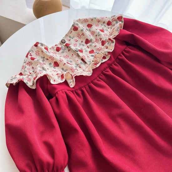 Velvet Truffle Red Dress