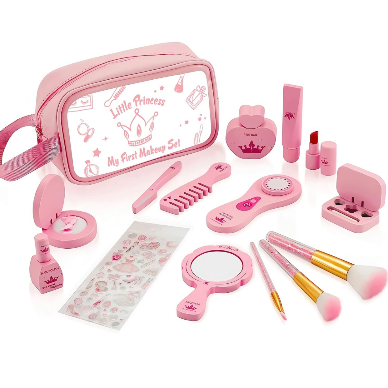 Pink Wood Makeup Kit