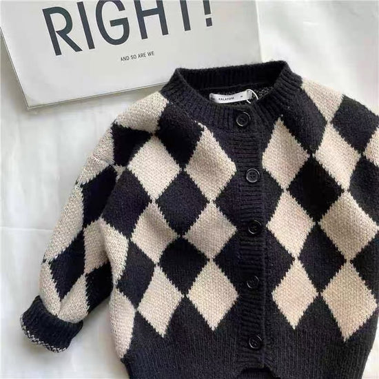 Black Pattern Sweater