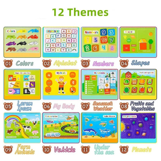 Busy Book (12 Themes)